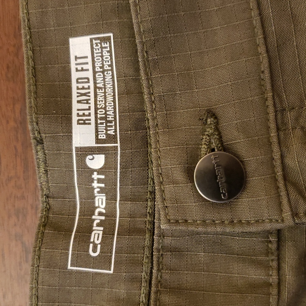 Carhartt Men's Relaxed Fit Khaki Cargo Shorts